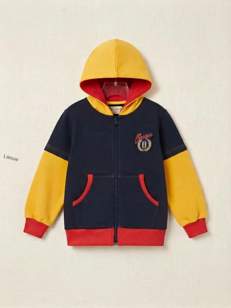 Detská mikina na zips s kapucňou veĺk.(98, 104, 116 a 122)