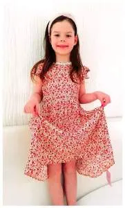 Dievčenské šaty Lusy bavlnené č.128 (7-8 r.)