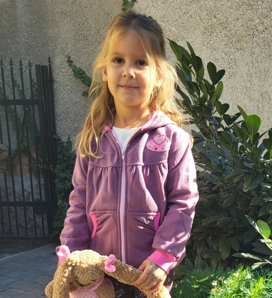 Dievčenská tepláková mikina veľk.98