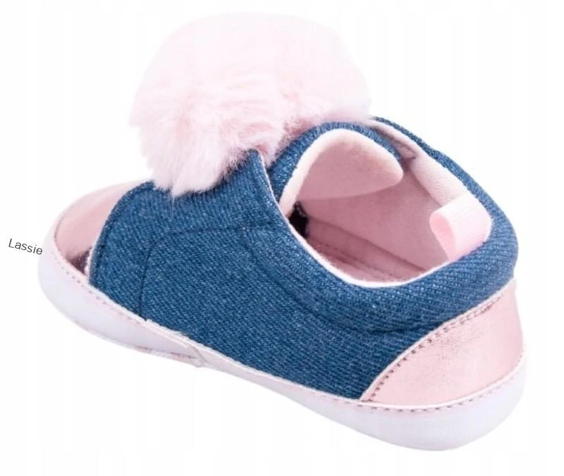 Dojčenské jarné topánočky denim (3-15mes.)