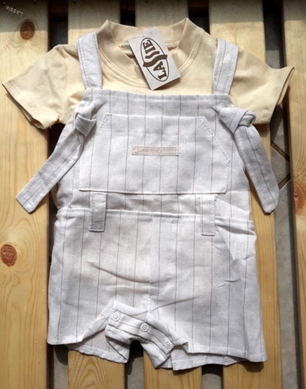 Detský 2-dielny set René ľan veľk.(68/74, 80/86 a 92/98)