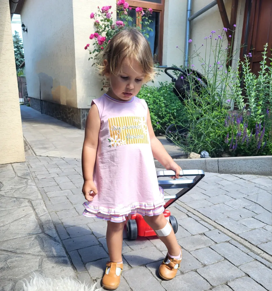 Dievčenské šaty úpletové Lassie veľk.(86, 92, 98, 104)
