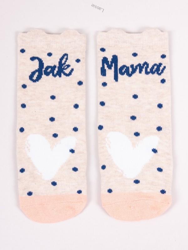 Ponožky bavlnené dievčenské (1-5 rokov)