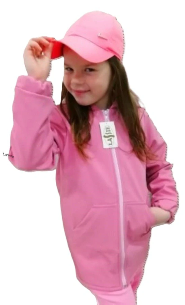 Dievčenská prechodná bunda softshell pink s reflexnými prvkami veĺk.( 98/104, 110/116, 122/128, 134/140, 146/152)