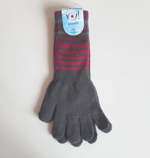 Rukavice dlhé dievčenské 18cm( 9-13 r.)
