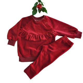 Dievčenská velúrová súprava Ria veľk.74