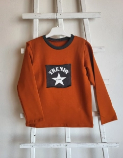 Mikina tepláková Trendy veľk.110/116