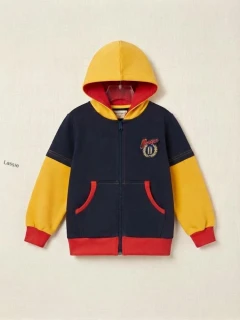 Detská mikina na zips s kapucňou veĺk.104