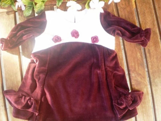 Šaty Rosa baklažánové 74-86