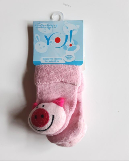 Baby ponožky s hrkálkou ( 9-18 mes.)
