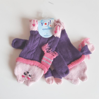 Palčiaky dievčenské 16cm(6-8 r.)