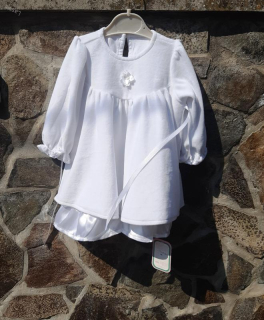 Lassie šaty na krst plyš