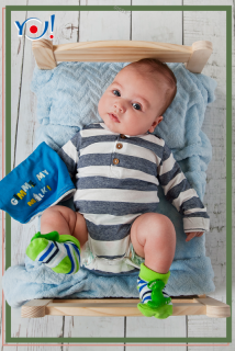Baby ponožky s hrkálkou ( 12-18 mes.)