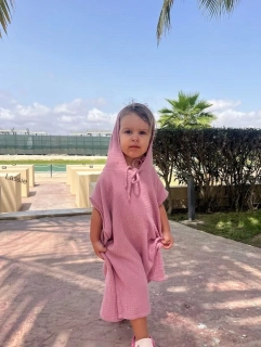 Detské mušelínové pončo (1-2roky)