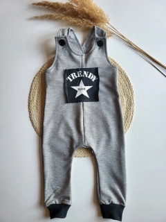 Detské tepláky trakové Trendy šedý melír č..80