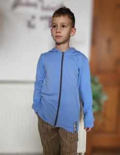 Chlapčenská mikina s kapucňou veľk.110/116
